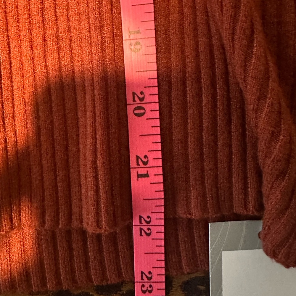 Brown Ribbed Sweater - Picture 2 of 3